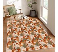 dyausi Aztec Rug 40x60cm - Retro Small Area Rugs for Bedroom Entrance - Native American Room Decor Non Slip Washable Door Mats - Soft Low Pile Indoor Front Floor Mats Bohemian Z89