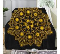 dyausi Boho Throw Blanket for Bed, Animal Fleece Blanket Sofa Throw, Fluffy Soft Warm Flannel Blanket for Couch Travel Camping, Floral Decor Blankets, King 200x240 cm, H-909