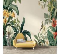 dyausi Forest Wall Mural, Green Wallpaper, Self-Adhesive Photo Wallpaper Peel and Stick, Murals Poster Decoration for Living Room Bedroom 200 * 140cm (W*H) N67