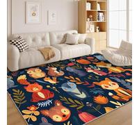dyausi Motif floral Rug 40x60cm - Florals Small Area Rugs for Bedroom Entrance Bathroom - Green Jungle Room Decor Non Slip Washable Door Mats - Soft Low Pile Indoor Front Floor Mats, Floral F169