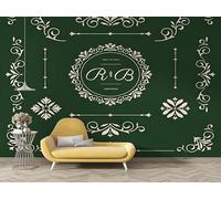 dyausi Skull Print Photo Wallpaper, Gothic Style Mural, Large Self-Adhesive Wallpaper, Decoration Poster Wall Stickers for Bedroom Living Room TV Wall Decor 350 * 256cm (W*H) Gray