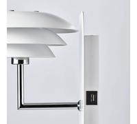 Dyberg Larsen DL20 USB Shelf wall light, white