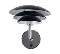 Dyberg Larsen DL20 wall light metal 20 cm black