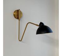 Dyberg Larsen Futura wall lamp, black, metal