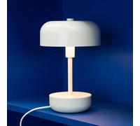 Dyberg Larsen Haipot table lamp, IP20, white