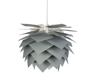 Dyberg Larsen Illumin Grey Hanging Pendant, 45 cm Diameter