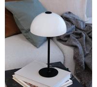Dyberg Larsen Jazz table lamp, opal/black