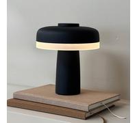Dyberg Larsen LED table lamp Porter, black, 16 cm