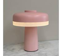 Dyberg Larsen LED table lamp Porter, pink, height 16 cm