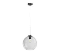 Dyberg Larsen Loop hanging light 30 cm smoke/black