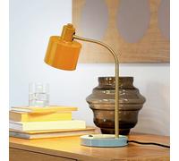 Dyberg Larsen Ocean Flex table lamp, curry/turquoise, 45 cm