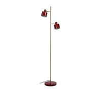 Ocean Floor Lamp Dark Red/ Brass