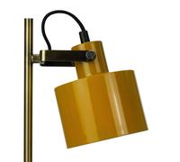 Dyberg Larsen Ocean table lamp, curry/brass/turquoise, 43 cm