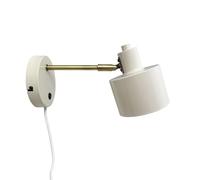 Dyberg Larsen Ocean Wall Lamp Beige/ Brass
