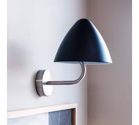Dyberg Larsen Oulu Wall Lamp Black/ Brushed Steel