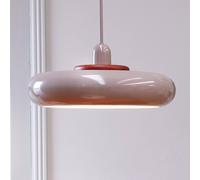 Dyberg Larsen Planet hanging light, milky white, Ø 40 cm, metal