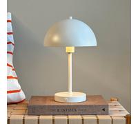 Dyberg Larsen Stockholm rechargeable table lamp, pearl white