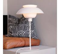 Dyberg Larsen table lamp Opus, matt white. Height 47.5 cm