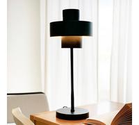 Dyberg Larsen table lamp Stoke, black, height 49.5 cm