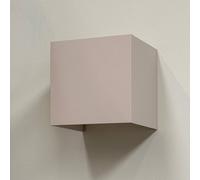 Dyberg Larsen Venus LED wall lamp, beige, width 10 cm
