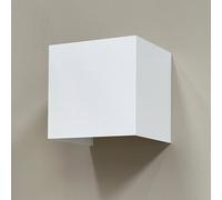 Dyberg Larsen Venus LED wall lamp, white, width 10 cm