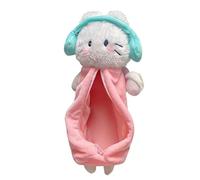 Dybnuhoc Cat Pencil Pouch | Cute Plush Pen Storage Box - Wearing Headphone Cat Design Pen Pouch with Zipper,for Student School Supplies College Travel Makeup Stationery Storage