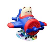 Dybnuhoc Cute Car Dashboard Figurines, Drifting Aircraft Collectible Toys, Interactive Dashboard Accessories with Sturdy Base, Car Figurines, Dashboards Toy Set, Auto Supplies for RV SUV Sedan