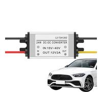 Dybnuhoc DC 24V to DC 12V Power Supply - Adjustable Voltage Regulator - 24V to 12V Step Down Transformer,for Automotive Truck RV Auto Electronics