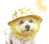 Dybnuhoc Dog Headband, Soft Anti-Search Protector - Puppy Muzzle to Stop Ingestion of Objects - Small Medium Pets Kittens Indoor Outdoor Garden Hiking Camping