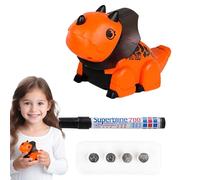 Dybnuhoc Educational Walking Dinosaur, Robot Animal Toy, Music-Playing Dinosaur Figure, Interactive Learning Toys, Adorable Play Accessory with Moving Limbs, Fun Dinosaurs Gear for Boys Girls