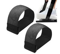 Dybnuhoc Elliptical Pedal Straps - Adjustable Training Tool | 2-Pieces Leg Exerciser Foot Straps - for Workplace Gym Fitness Daily Routine Women Men Seniors