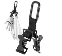 Dybnuhoc Golf Glove Clip Belt Holder, Powerful Bite Gear, 4.8 Inch Hook with High-Tension Spring Build, Safety Glove Clip, Sleek Industrial Style, Holder for Construction and Gyms