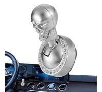 Dybnuhoc Gothic Button Start Knob, Metal Skull Car Shift, Any Sized Lever with Adorable Alloy, Push Start Cover Accessory, Gear Knobs with Stylish Design, Car Upgrade for Trucks RVs Boats