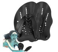 Dybnuhoc Hand Paddle for Swimming, Pool Training Equipment with Adjustable Straps, Swimming Training Paddle, for Children, Adults, Women and Men, for the Swimming Pool and Open