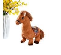Dybnuhoc Interactive Horse Plush, Electric Stuffed Animal, Soft Horses Doll with Huggable Design, Adorable Plush Pillow with Cute Details, Fun Toy Accessory, Children Use for Kids Girls