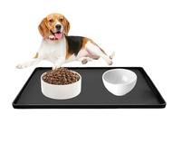 Dybnuhoc Mini Fridge Silicone Mat - 60x60x1.5cm Refrigerator Floor Carpets - Silicone Fridge Mat for Wine Cooler, Bedroom, Kitchen, Dryer, Shower, Bathroom, Washing Machine