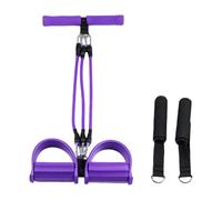 Dybnuhoc Pedal Puller Resistance Band - 3 Tubes Elastic Yoga Strap | Elastic Yoga Stretch Bands for Stretching | For Pilates Exercises, Physical Strength, Fitness Centre and Sit-Up Exercises