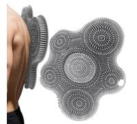 Dybnuhoc Shower Foot Scrubber Mat | Silicone Mat with Non-Slip Suction Cups - Back Scrubber for Shower Wall - for Bathroom Floor Cleaning Wash Women Men