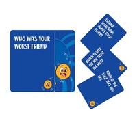 Dybnuhoc Sturdy Question Cards, English Answers Deck, Party Game Set with Fun Strategy, Conversation Starter Cards with Easy Play Feature, Challenge Deck with Engaging Design for Friends and Family
