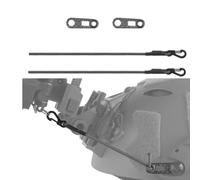 DYCZMALQ 2 Pieces Tactical NVG Lanyard, Universal Length Adjustment Elastic Retention Bungee Cord for Helmet Mount (G)