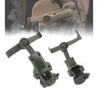 DYCZMALQ Tactical Helmet ARC Rail Adapter for Comtac 3/2, Rear Mounted Airsoft Headset Mount Rotation Headphones Holder (OD)
