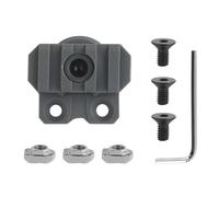 DYCZMALQ Tactical Helmet Side Rail Adapter Adjustable 360 Degrees ARC Guide Rotation for Airsoft Helmet Rail Hunting Accessories (G)