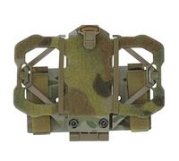 DYCZMALQ Tactical Navigation Board Molle Mount Mobile Phone Folding Alloy Navigation Board Carrier Hunting Vest Universal Phone Holder (CP)