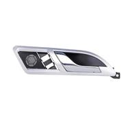 DYDGUTUFB Car Interior Door Handle for VW for Lavida 2008 2009 2010 2011 2012 Interior Door Handle(Silver Rear Right)
