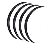 DYDGUTUFB Car Wheel Eyebrows For Mercedes For Benz A/B/C/E/M/S Class CLA GLK CLS Car Wheel Eyebrow Arch Fender Flares Cover Trim Car Wheel Arch(Glossy Black)