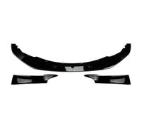 DYDGUTUFB For 1 Series F20 F21 M135i LCI M- Sport 2011 2012 2013 2014 2015 Pre-Facelift Front Bumper Lip Spoiler(1 Set Gloss Black)