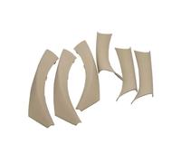 DYDGUTUFB for 3 Series E90 E91 E92 316 318 320 325 328i 2004 2005-2012 6pcs Car Interior Door Handle Pull Cover Decor (LHD Beige)