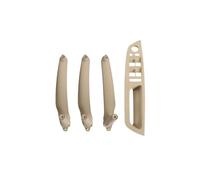 DYDGUTUFB for E70 E71 E72 X5 X6 LHD RHD 4Pcs Car Interior Door Handle Inner Panel Trim Cover Handle Set Armrest Replacement (Model A RHD Beige)