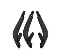DYDGUTUFB for X5 X6 F15 F16 2014-2018 LHD RHD Car Interior Passenger Door Pull Handle Cover Panel Trim Replacement 3PCS (RHD 3PCS Black)