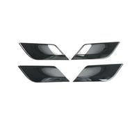 DYDGUTUFB Interior Safety Door Lock Button Panel Frame Decoration Handle Bowl Cover Trim for X5 X6 F15 F16 2015-2018 (Black)